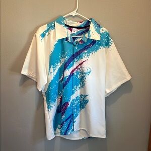 Men's 90s jazz solo water cup shirt